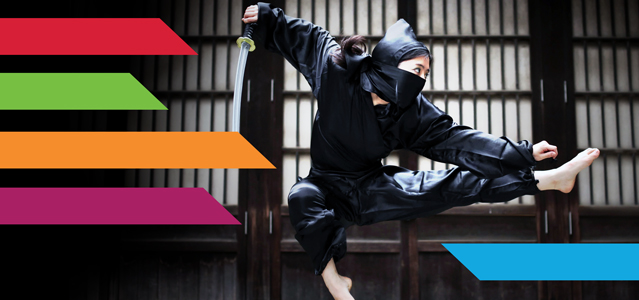 Ninja Moves to put your Marketing in the Black - Lightspeed Marketing Communications - Raleigh NC
