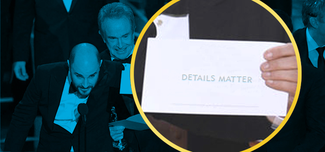 Details Matter Oscar Envelope - Lightspeed Marketing Communications