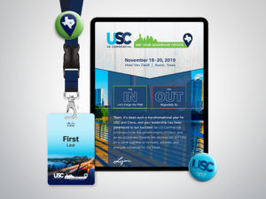 Cisco USC Event Registration Email and badge